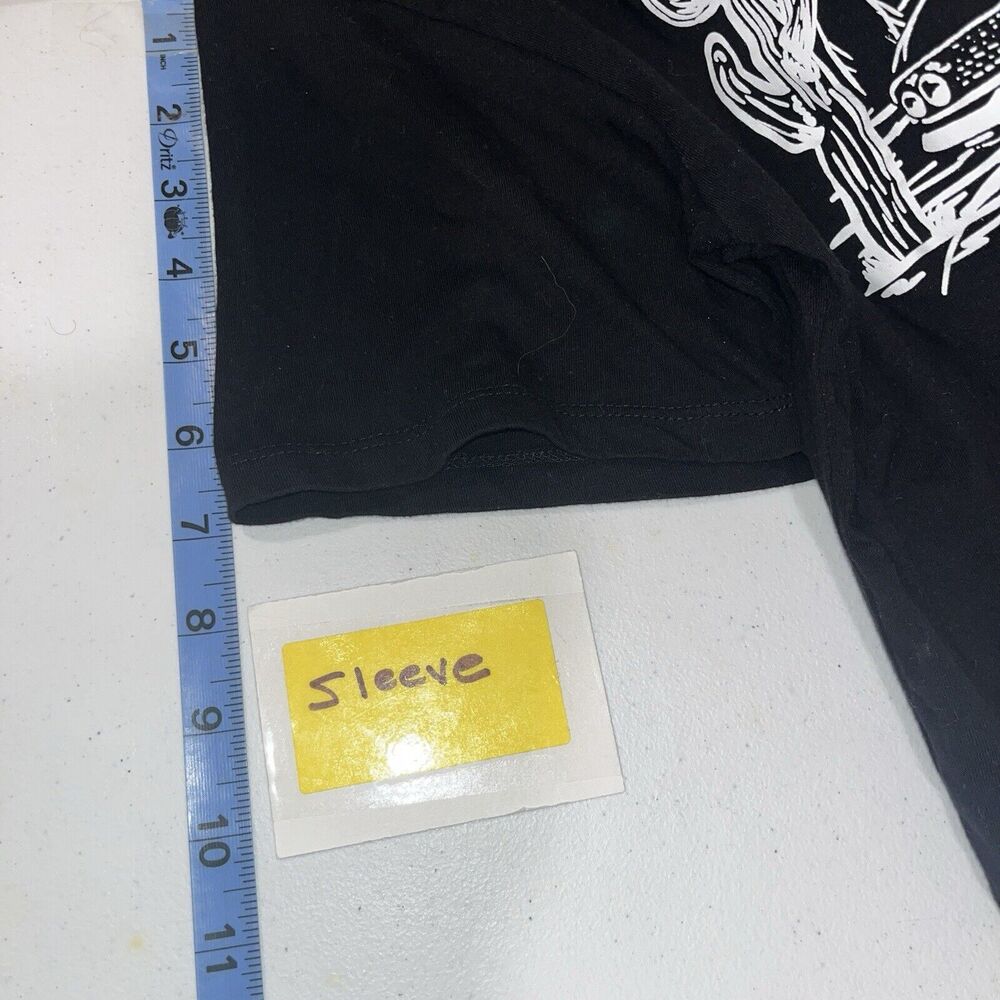 Women Organic Generation California Crop Top Black T-shirt XS Skeletons Desert - Picture 5 of 7